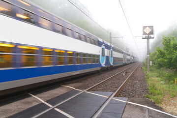 Obraz premium train in motion