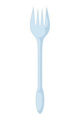 fork kitchen cutlery isolated icon