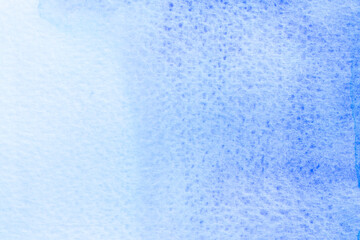  Blue watercolor abstract background on White paper texture