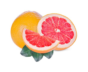 Grapefruit  isolated on white background