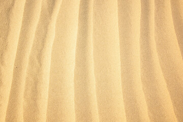 Fototapeta na wymiar Rippled pattern of sand 