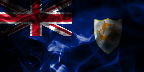 Anguilla smoke flag, British Overseas Territories, Britain dependent territory flag