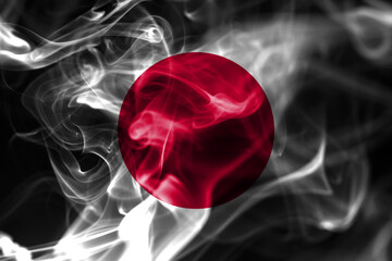 Japan smoke flag