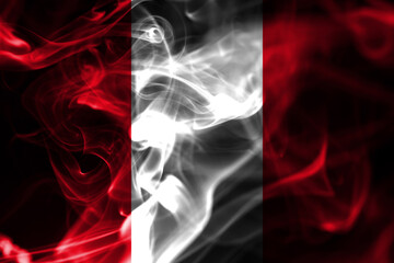 Peru smoke flag