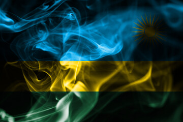Rwanda smoke flag