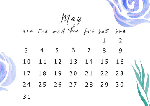 May Calendar