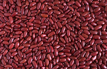 Red beans background,For vegetarians,Top view.