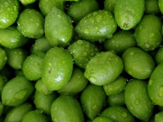 fresh cucumbers background
