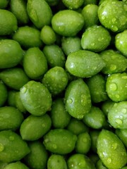 fresh cucumbers background