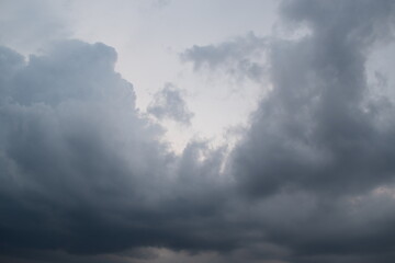 Obraz premium storm clouds time lapse