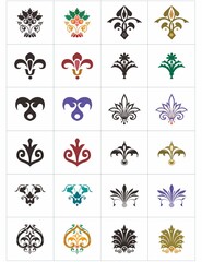 set of icons for design