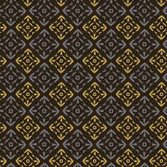 Oriental background Wallpaper texture seamless pattern on black background for your design