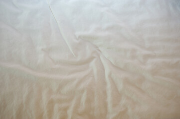 Background image of bed sheet with white color