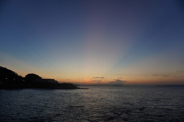 Naklejka premium 横須賀の日の出