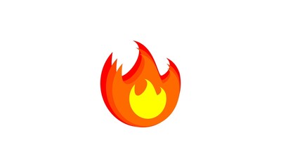 fire logo vector