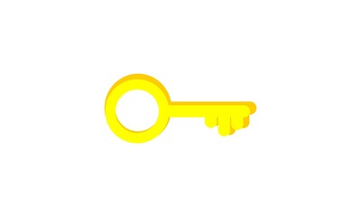 key gold vector logo