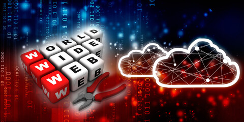 3d rendering WWW with cutting player
