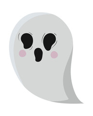 Halloween ghost cartoon vector design