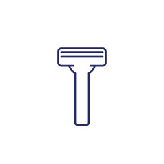 razor vector line icon on white