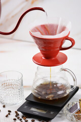 cup of coffee and sugar