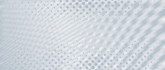 Naklejka premium Grey halftone pattern with white line motion background wallpaper . Clean grey geometric background.