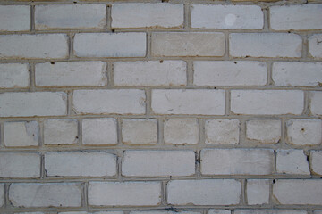 old white brick wall