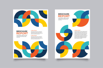 Cover design for annual report and business catalog, magazine, flyer or booklet. Brochure template layout. A4 cover vector EPS-10