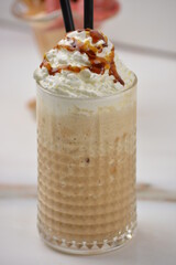 ice cream with chocolate