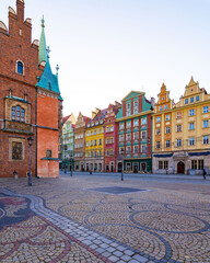 View of Wroclaw city in Poland