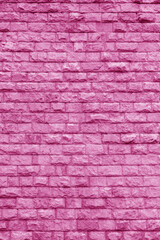 Pink brick building wall. Interior of a modern loft. Background for design.