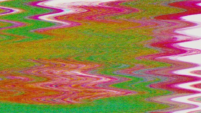 Software generated futuristic footage, rainbow damaged system video fx. 