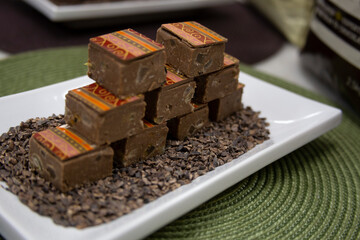 pieces of chocolate
