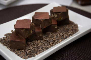 chocolate with nuts