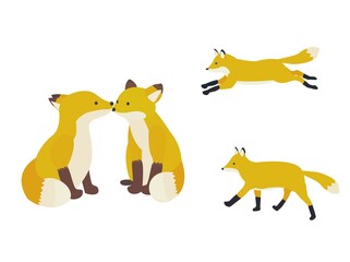 キツネのセット