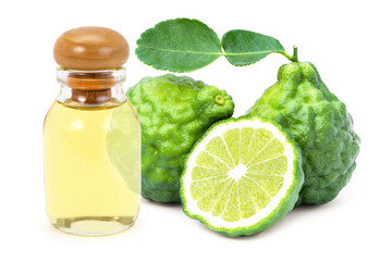 lime essential oil with bergamot fruit.