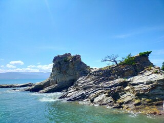 Fototapeta na wymiar 蓬莱岩