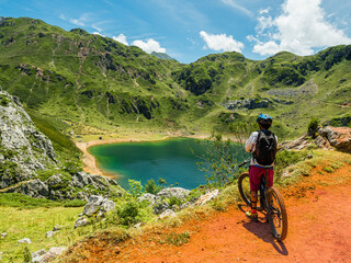 Ruta en bicicleta de montaña
