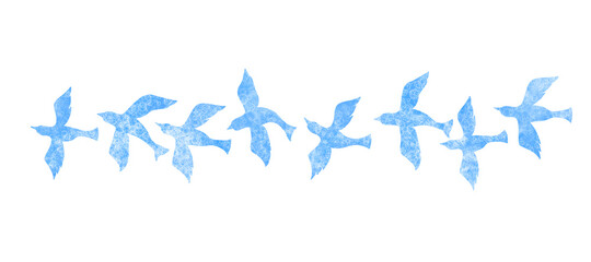 小鳥をモチーフにしたパーツ素材