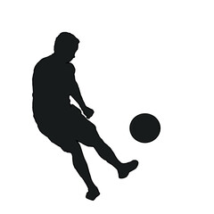 football player silhouette