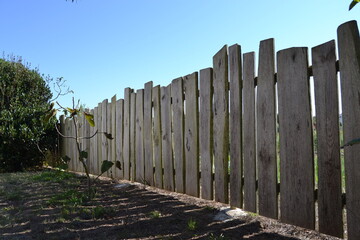 rustic wooden fence
