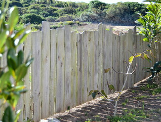 old wooden fence