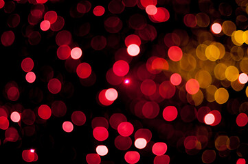 Colourful background image of lights in soft focus