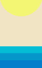 Obraz premium Design template brochure cover abstract travel background with empty space for text. Flyer design, cover template.