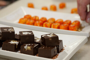 food, dessert, sweet, white, cake, chocolate, pastry, cookies, isolated, snack, baked, cookie,...