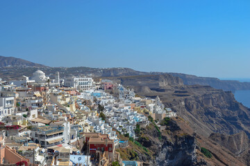 ANOTHER VIEW OF SANTORINI. GREECE.