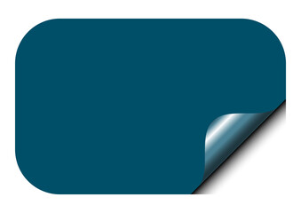  sticker note with flip corner curl 