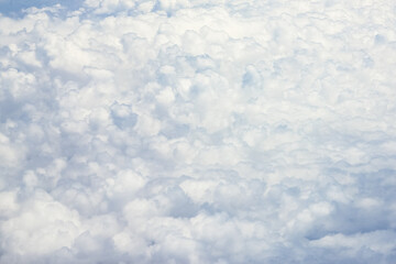 earth and clouds with an airplane on nature in the sky background