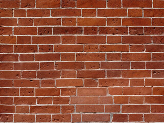 Red brick wall texture for grunge background