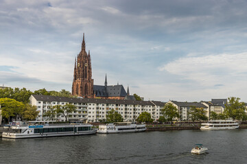 Frankfurt / Main, Germany - September 03rd 2020: A german photographer visiting the 