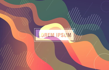 Abstract Fluid and liquid background , Abstract modern colorful design,  with wavy Abstract shape for poster, banners,  background, business or calendar.design with blue color shape for your poster.